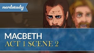 Macbeth Summary Act 1 Scene 2  Nerdstudy [upl. by Demakis]