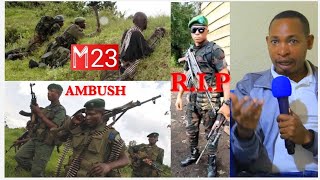 UPDATEM23 YATEZE AMBUSH ABARUNDI hapfuye BESHIBarashe DRONE YA FARDC TSHEKEDI naNEVA BATAYE UMUTWE [upl. by Oppen938]