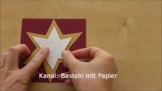 Weihnachtskarten basteln mit Papier  Weihnachtsgeschenke selber machen [upl. by Emelda]