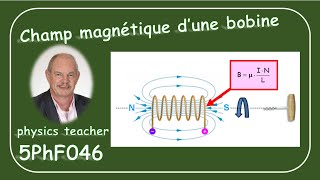 Physique 5PhF046 Le champ magnétique dune bobine [upl. by Jaycee804]