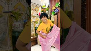 Golu Bana Papa Ki Pari 😂 Pink Wali Saree pinksaree shorts comedy [upl. by Namsaj74]