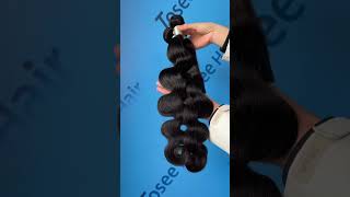 Body wave bundles human hair fyp christmas humanhairbundles bodywavebundles toseehair [upl. by Enajiram]