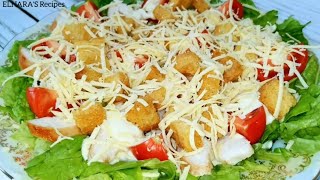 СалатquotЦЕЗАРЬquotСамый простой и вкусный рецептSezar salatıCaesar salad recipe [upl. by Urana788]