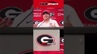 Georgia head coach Kirby Smart calls out fans 👀 [upl. by Raual]