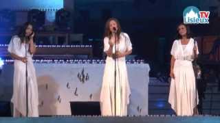 Natasha StPier Anggun et Sonia Lacen chantent quotRappelletoiquot à la basilique de Lisieux [upl. by Riamo]