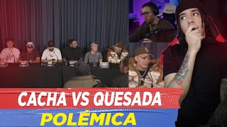 CACHA LE CONTESTA A QUESADA 😱 LA POLÉMICA DE LA FMS INTERNACIONAL 🔥 ABRO DEBATE 🧐 [upl. by Isawk357]