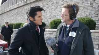 Dean Z quotElvisquot at 2013 Branson Christmas Parade [upl. by Ainos]