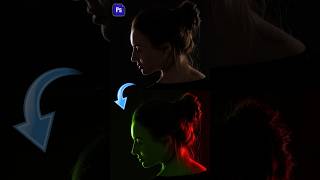 Dual Lighting Effect Photoshop Tutorial shorts trending viralvideos photoshoot [upl. by Elleuqar984]