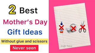 2 Amazing Mother’s Day gift Ideas  How to make mothers day gifts Handmade Mother’s Day Card [upl. by Aihsel243]