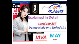 Delete Node in a Linked List  LeetCode 237  Interview Question  Java Solution  Developer Coder [upl. by Aremaj]