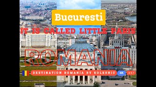 Discover the amazing 4k aerial footage of Bucharest Romania 2024 [upl. by Enaud788]