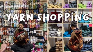 Come Yarn Shopping With Me  Yarn Shop Hopping amp Haul [upl. by Corbie]