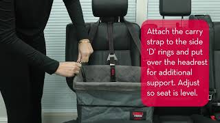 KONG Travel  Ultimate Booster Seat Installation Guide [upl. by Nosae]