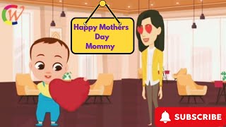 Mommy Mommy Kids Nursery Rhymes Mother day song and rhymeBest song for mothersCartoonWorld21807 [upl. by Vin227]