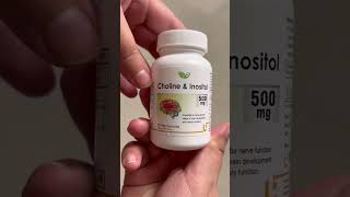 Biotrex Choline amp Inositol Vegetarian Capsules Unboxing [upl. by Elfrida287]