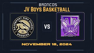 JV Bonus Coverage Davenport Broncos vs Tenoroc Titans [upl. by Janicki790]