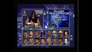 WCW Thunder PS1 Hidden Characters [upl. by Kauffman]