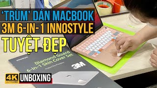 XEM MS TRANG quotTRÙMquot BẢO VỆ MACBOOK VỚI BỘ DÁN 3M 6IN1 INNOSTYLE DIAMOND GUARD SKIN TẠI MAI NGUYÊN [upl. by Atikim351]