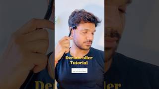 ‼️Dermaroller Tutorial🤝How to use for Hairline Patchy Beard😎 dermaroller tutorial hairlosscure [upl. by Carmen]