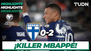 Highlights  Finlandia 02 Francia  UEFA European Qualifiers 2021  TUDN [upl. by Lozano]