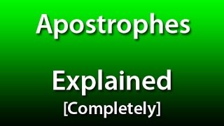 Grammar Check Apostrophes [upl. by Memory]