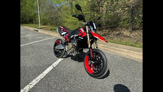 I installed Evotech Performance front rear axle sliders on my Ducati Hypermotard 698 RVE [upl. by Eidson]