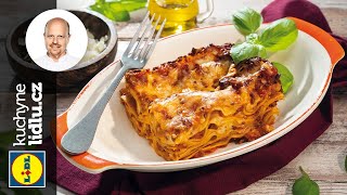 Tradiční boloňské lasagne  Roman Paulus  RECEPTY KUCHYNĚ LIDLU [upl. by Gnilyam]