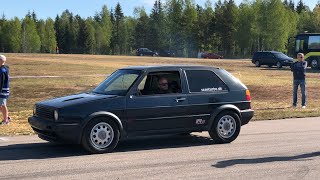 Mtech Motorsport Golf Mk2 1300hp R36T Syncro  EDPS Emmaboda 2023 [upl. by Noelani]