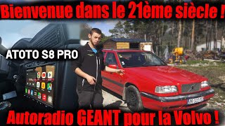 TUTO adaptation complète autoradio  câblage  On teste le ATOTO S8 Pro dans la Volvo 850 [upl. by Tavy]