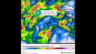 HAVA DURUMU SON DURUM YAĞIŞLARA 23 KASIM KADAR YAĞIŞLAR [upl. by Nywg981]