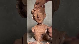 Oil based Clay 3d sketch day 687365 sculpture sculpturelovers claysculpture [upl. by Arria]