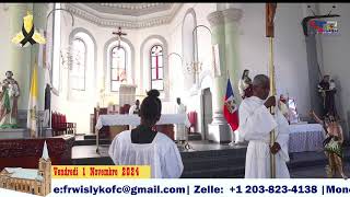 Messe Catholique  CoCathedrale St Jean Baptiste Miragoane Haiti  Vendredi 01 Novembre 2024 [upl. by Nalyac]