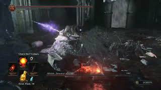 How to Aldrich Devourer of Gods Pyro NG2  DARK SOULS III [upl. by Ahsinel]