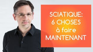 Sciatique  6 choses à faire maintenant  auto traitement [upl. by Irmina186]