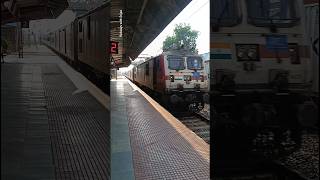 12246 dn SMVB  HWH Duronto Express with TATA WAP7 📸  shorts trending indianrailways viral [upl. by Dier]