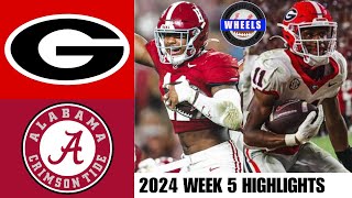 2 Georgia v 4 Alabama GAME OF THE YEAR  Full Game Highlights  2024 College Football Highlights [upl. by Nahtaoj]