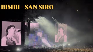 BIMBI  LIVE SAN SIRO  CONCERTO SFERA EBBASTA [upl. by Ahsenhoj384]