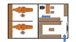 Perfect Dental Clinic Model Floor plan for small clinic 200 to 300 sq feet [upl. by Atteyek981]