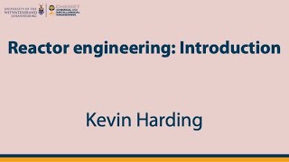 Reactor Engineering Introduction Lecture [upl. by Joelynn937]