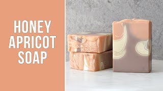 Honey Apricot Soap  MO River Soap [upl. by Bertrando204]