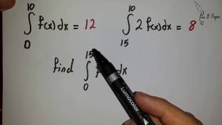 Integrals  Definite Integral التكامل المحدود [upl. by Petula]