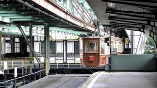 Fahrt im Kaiserwagen der Wuppertaler Schwebebahn [upl. by Foah175]