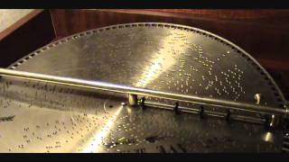 quotAVE MARIAquot Played On 1905 MIRA 18 12 Inch Concert Grand Console Music Box [upl. by Rind]