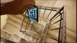 Dropping an iPhone XS Down Crazy Spiral Staircase 300 Feet  Will It Survive [upl. by Calida245]