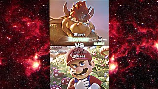 Mario Movie Vs Bowser Movie All Forms [upl. by Odnumyar]