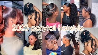 2025 Easy Ponytail Hairstyles For Ladies  Latest Ponytail Hairstyles For Black Women [upl. by Flatto]