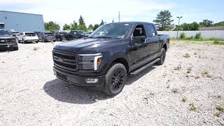 Unveiling The Sleek 2024 Ford F150 Lariat In Black Package [upl. by Desmund]