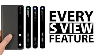 EVERY Galaxy S21 Ultra SView Cover Feature With S Pen [upl. by Sontich]