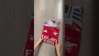 ASMR Arsenal Shirt Unboxing – DHgate Replica Jersey  No Talking shorts arsenal asmr dhgate [upl. by Coit]