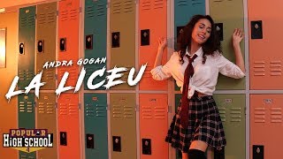 Andra Gogan  LA LICEU Official Music Video [upl. by Enellij]